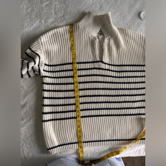NWT Zara Oversized Knit Polo Sweater - Picture 10 of 10